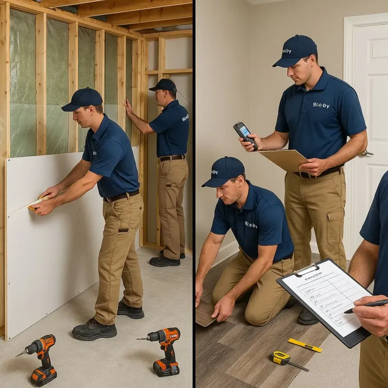 Repairs and Reconstruction process in River Hills, WI